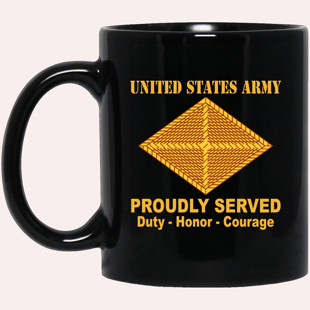 Us Army Mug, Veterans Mug, US Army Finance Corps Black Mug, Us Army Coffee Mug, Military Coffee Mugs