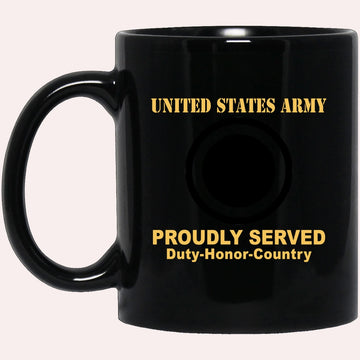 Us Army Mug, Veterans Mug, US Army I CORPS  Black Mug, Us Army Coffee Mug, Military Coffee Mugs
