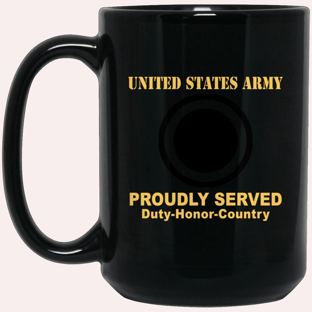 Us Army Mug, Veterans Mug, US Army I CORPS  Black Mug, Us Army Coffee Mug, Military Coffee Mugs