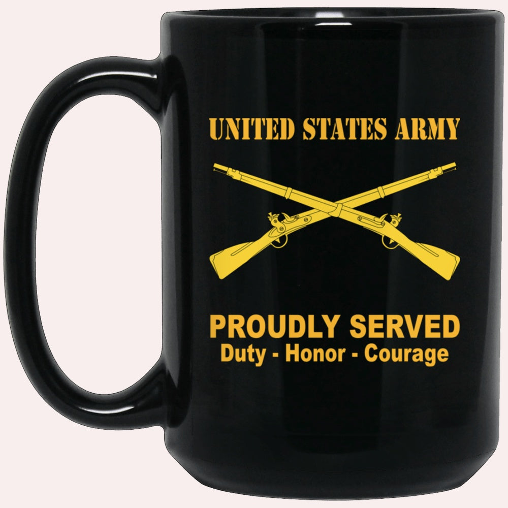 Us Army Mug, Veterans Mug, US Army Infantry Black Mug, Us Army Coffee Mug, Military Coffee Mugs