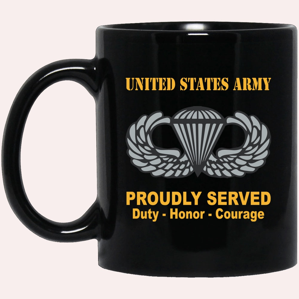 Us Army Mug, Veterans Mug, US Army Jump Wings  Parachutist Badge Mug, Us Army Coffee Mug, Military Coffee Mugs