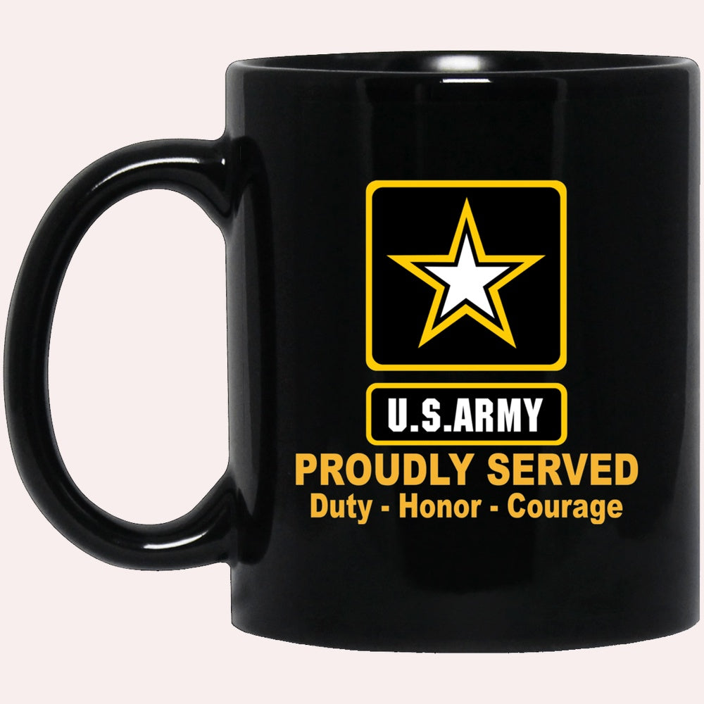 Us Army Mug, Veterans Mug, US Army Logo Black Mug Black Mug, Us Army Coffee Mug, Military Coffee Mugs