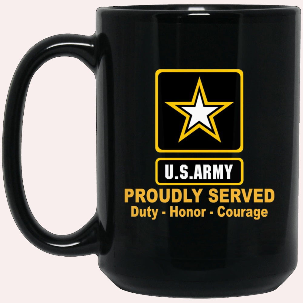 Us Army Mug, Veterans Mug, US Army Logo Black Mug Black Mug, Us Army Coffee Mug, Military Coffee Mugs