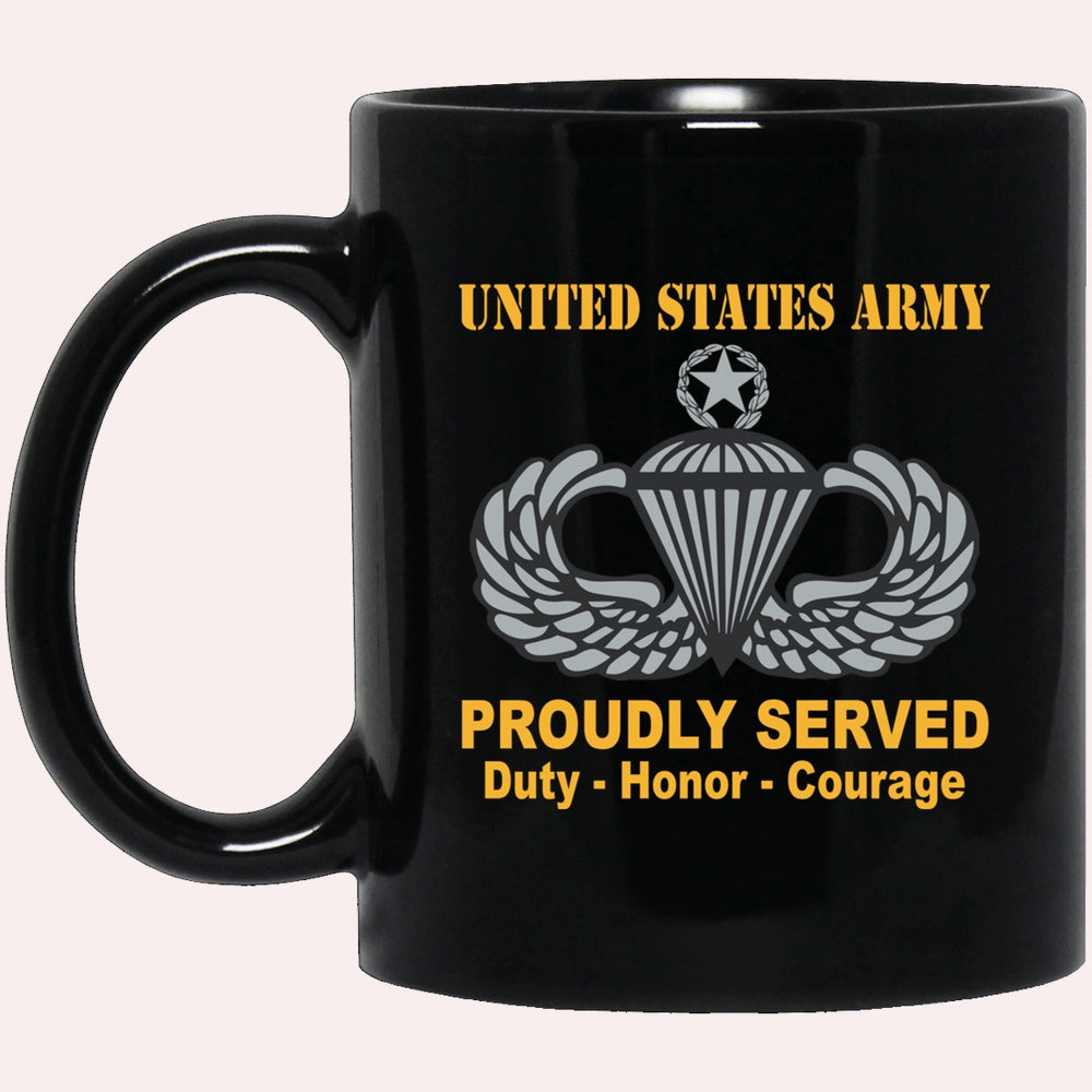 Us Army Mug, Veterans Mug, US Army Master Parachutist Wings  Parachutist Badge Mug, Us Army Coffee Mug, Military Coffee Mugs