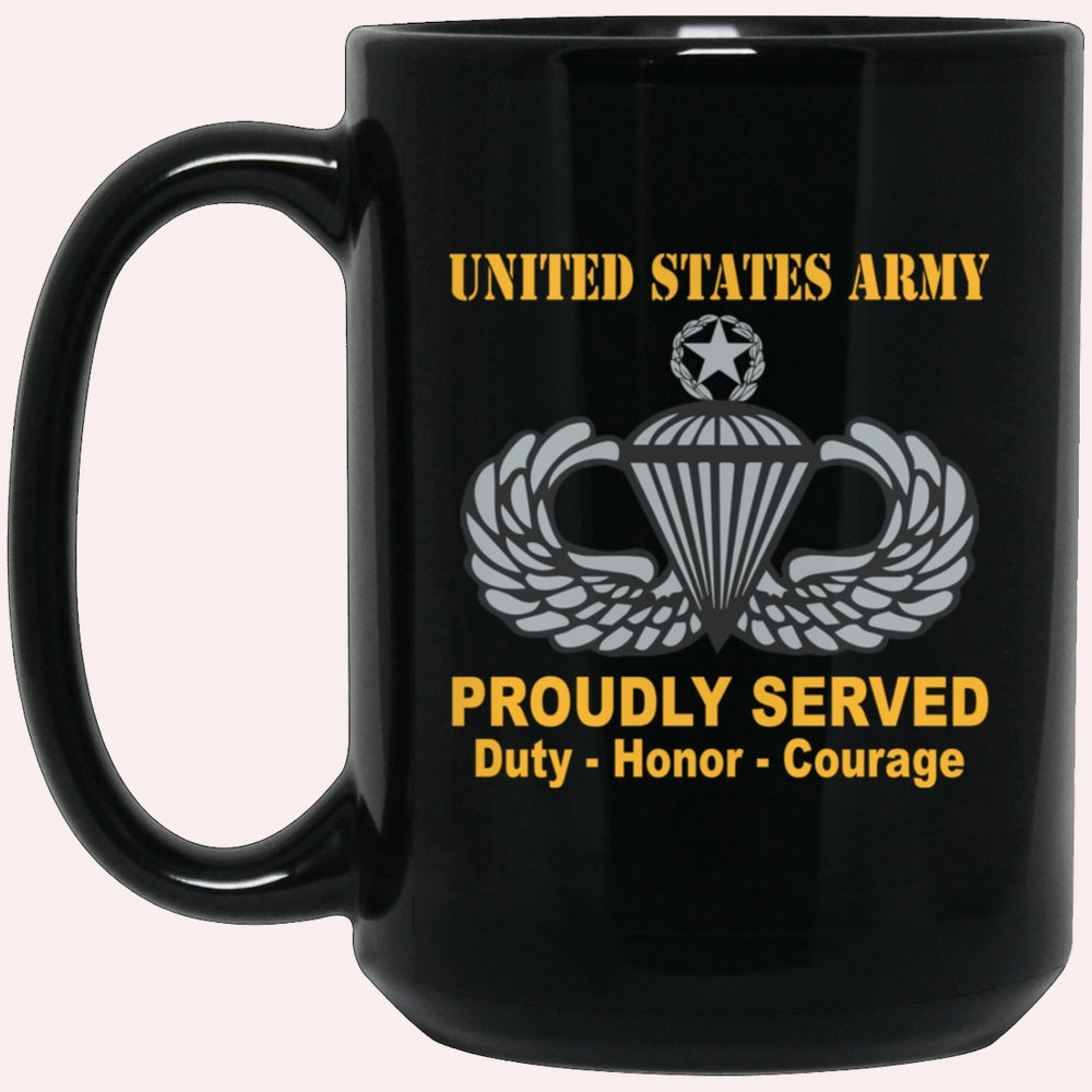 Us Army Mug, Veterans Mug, US Army Master Parachutist Wings  Parachutist Badge Mug, Us Army Coffee Mug, Military Coffee Mugs