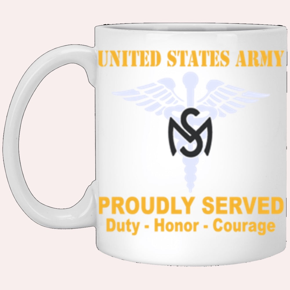 Us Army Mug, Veterans Mug, US Army Medical Service Corps White Mug, Us Army Coffee Mug, Military Coffee Mugs