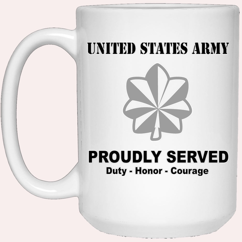 Us Army Mug, Veterans Mug, US Army O5 Lieutenant Colonel O5 LTC Field Officer Ranks White Coffee Mug, Us Army Coffee Mug, Military Coffee Mugs