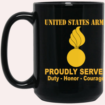 Us Army Mug, Veterans Mug, US Army Ordnance Corps Proudly Served Core Values Black Mug, Us Army Coffee Mug, Military Coffee Mugs