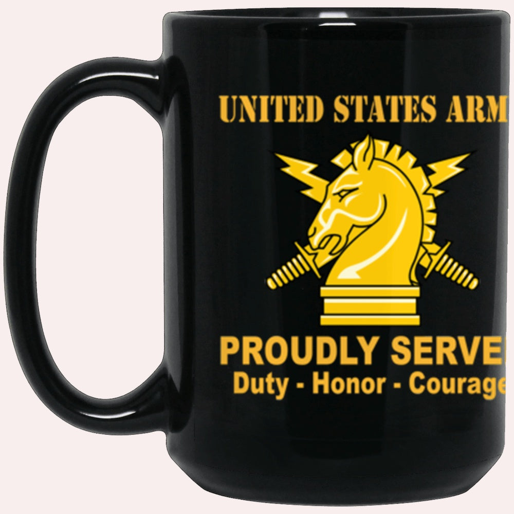 Us Army Mug, Veterans Mug, US Army Psychological Ops Proudly Served Core Values Black Mug, Us Army Coffee Mug, Military Coffee Mugs