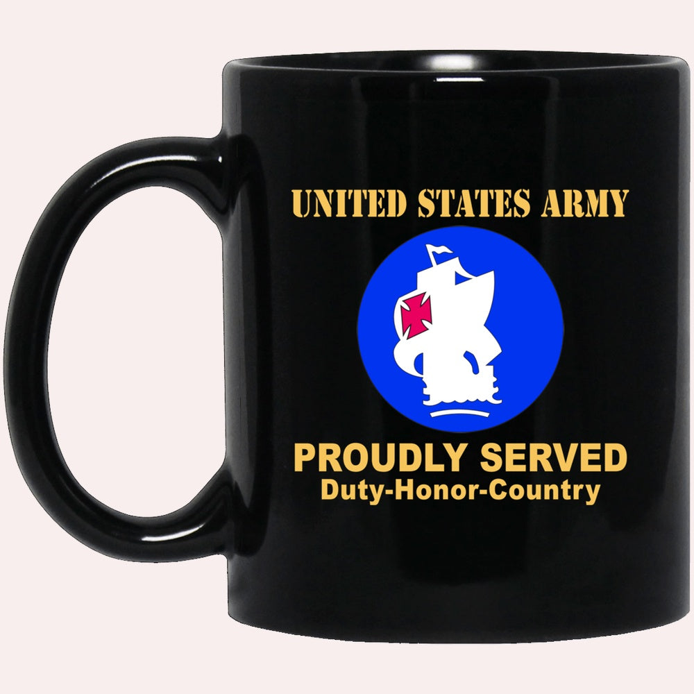 Us Army Mug, Veterans Mug, US Army SOUTH CSIB Black Mug, Us Army Coffee Mug, Military Coffee Mugs
