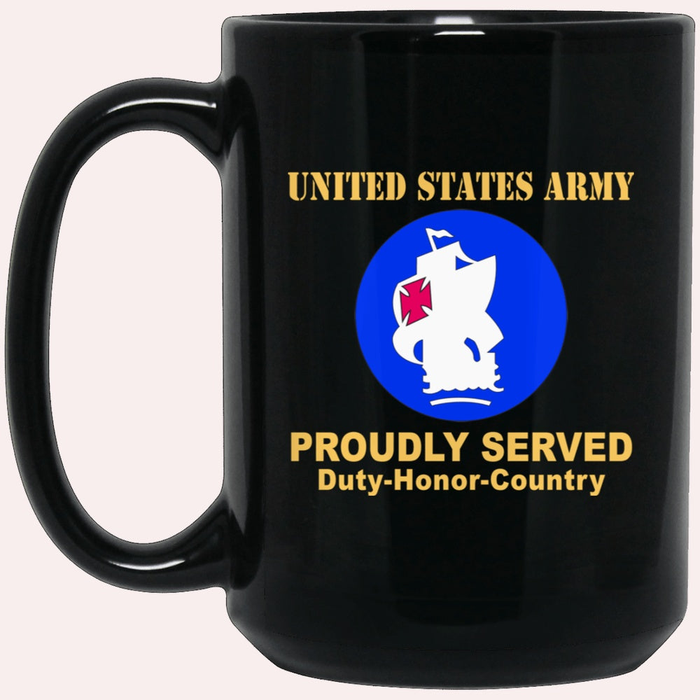 Us Army Mug, Veterans Mug, US Army SOUTH CSIB Black Mug, Us Army Coffee Mug, Military Coffee Mugs
