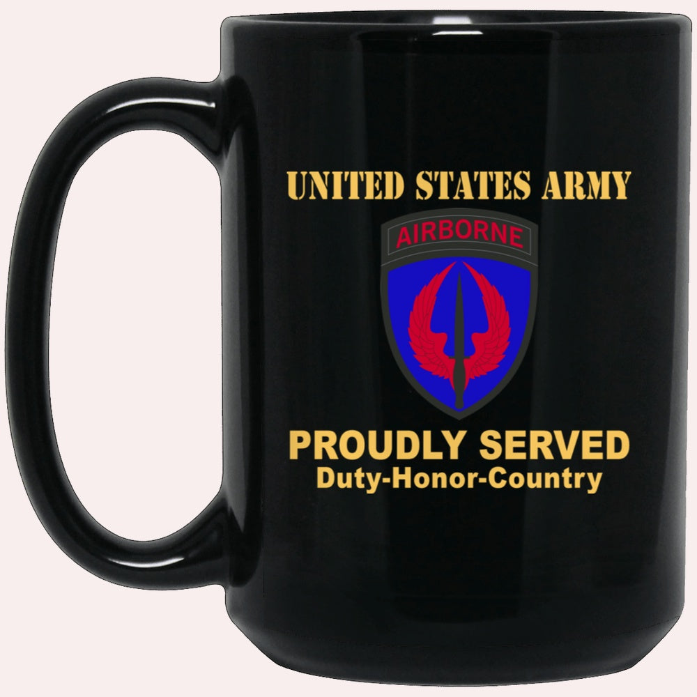 Us Army Mug, Veterans Mug, US Army SPECIAL OPERATIONS AVIATION COMMAND Black Mug, Us Army Coffee Mug, Military Coffee Mugs