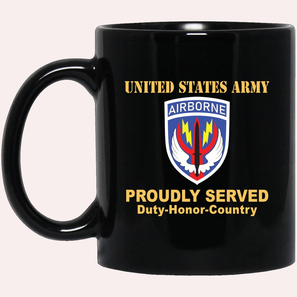 Us Army Mug, Veterans Mug, US Army SPECIAL OPERATIONS COMMAND CENTRAL Black Mug, Us Army Coffee Mug, Military Coffee Mugs