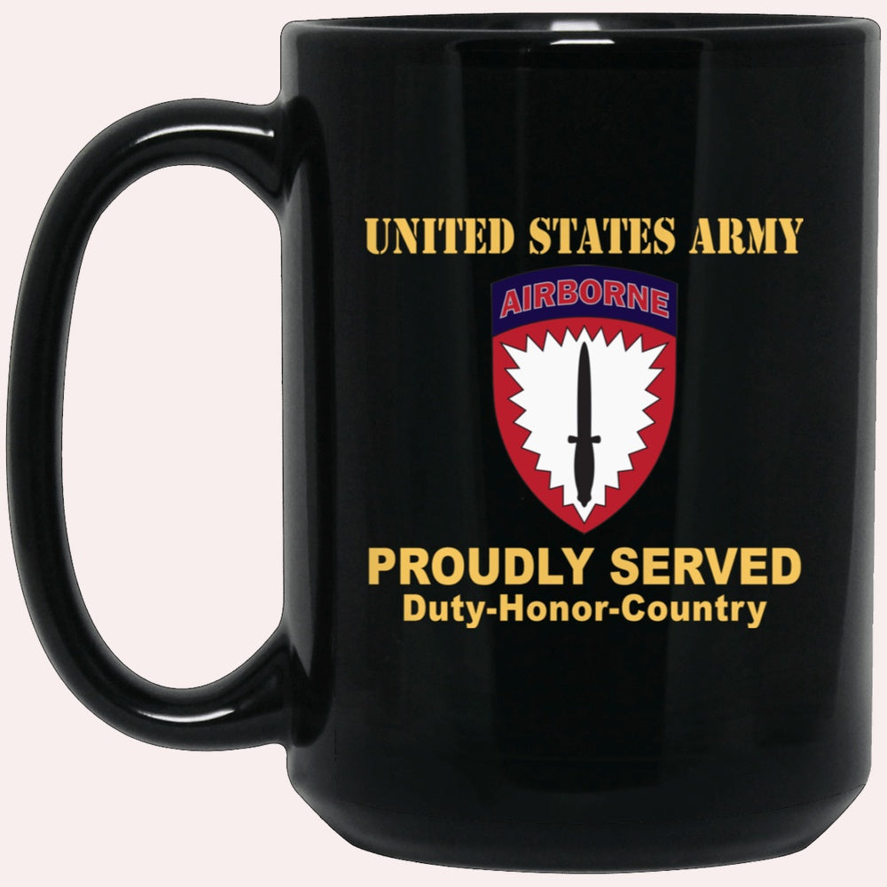Us Army Mug, Veterans Mug, US Army SPECIAL OPERATIONS COMMAND EUROPE Black Mug, Us Army Coffee Mug, Military Coffee Mugs
