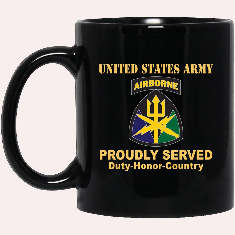 Us Army Mug, Veterans Mug, US Army SPECIAL OPERATIONS COMMAND JOINT FORCES Black Mug, Us Army Coffee Mug, Military Coffee Mugs