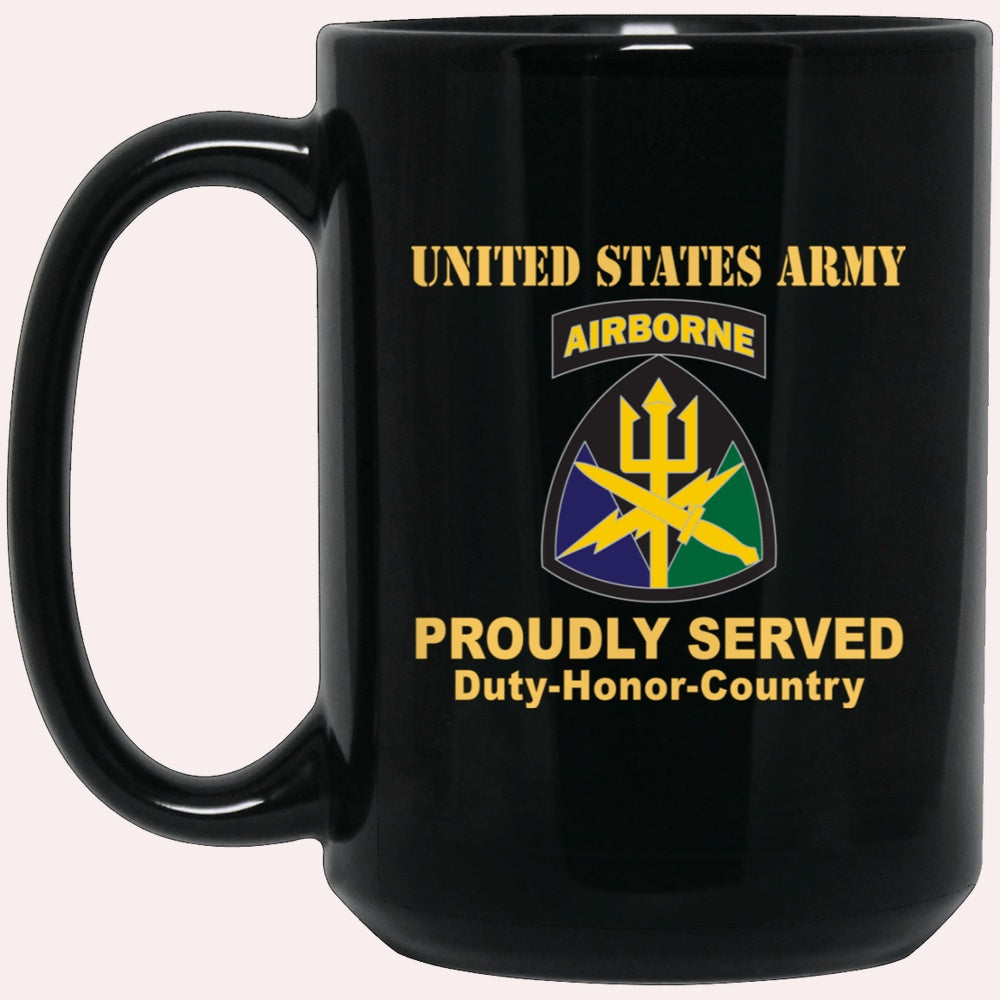 Us Army Mug, Veterans Mug, US Army SPECIAL OPERATIONS COMMAND JOINT FORCES Black Mug, Us Army Coffee Mug, Military Coffee Mugs