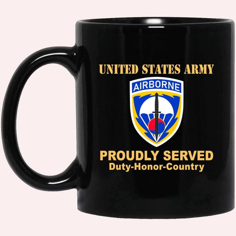 Us Army Mug, Veterans Mug, US Army SPECIAL OPERATIONS COMMAND KOREA Black Mug, Us Army Coffee Mug, Military Coffee Mugs