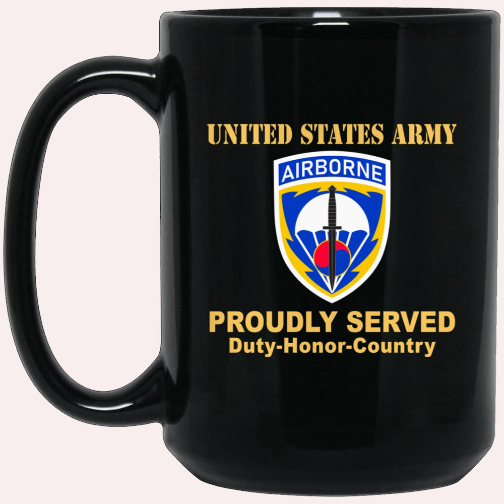 Us Army Mug, Veterans Mug, US Army SPECIAL OPERATIONS COMMAND KOREA Black Mug, Us Army Coffee Mug, Military Coffee Mugs