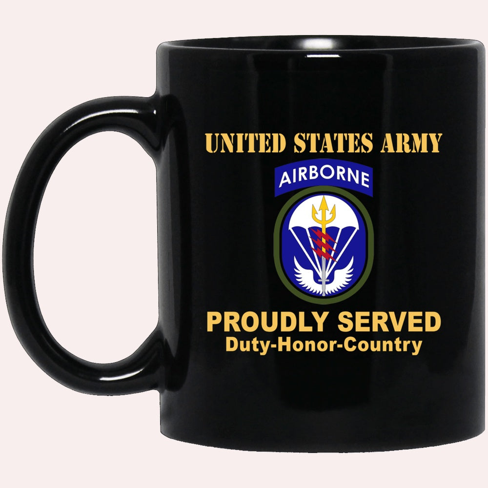 Us Army Mug, Veterans Mug, US Army SPECIAL OPERATIONS COMMAND SOUTH Black Mug, Us Army Coffee Mug, Military Coffee Mugs