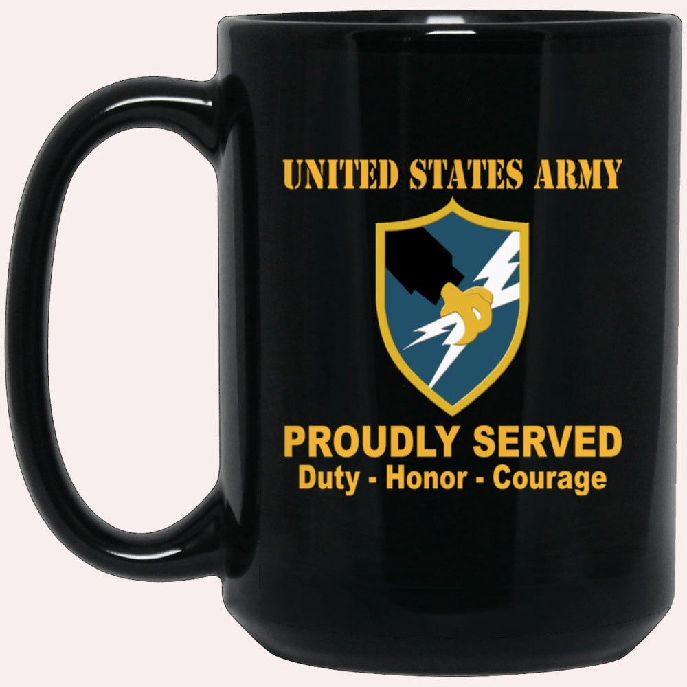 Us Army Mug, Veterans Mug, US Army Security Agency Black Mug, Us Army Coffee Mug, Military Coffee Mugs