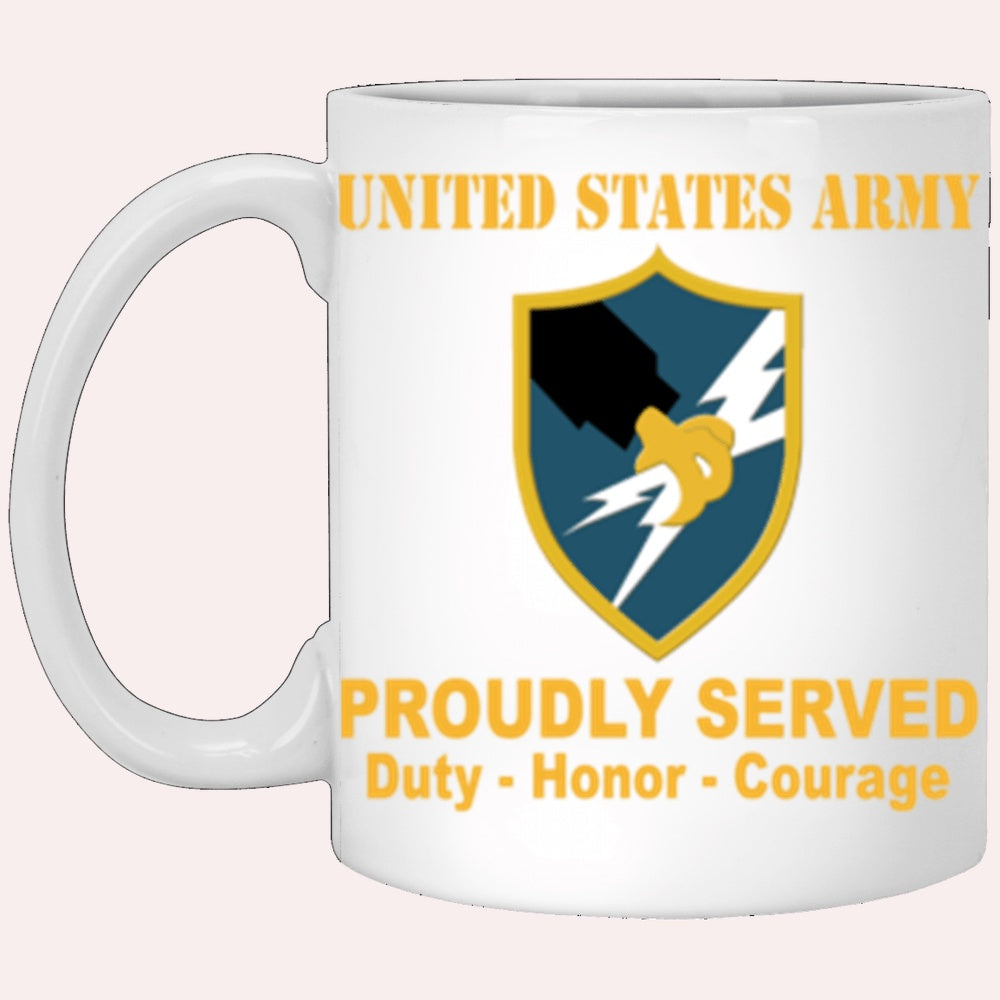 Us Army Mug, Veterans Mug, US Army Security Agency Proudly Served Core Values White Mug, Us Army Coffee Mug, Military Coffee Mugs