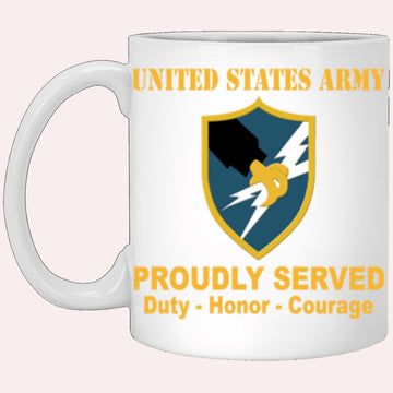 Us Army Mug, Veterans Mug, US Army Security Agency Proudly Served Core Values White Mug, Us Army Coffee Mug, Military Coffee Mugs