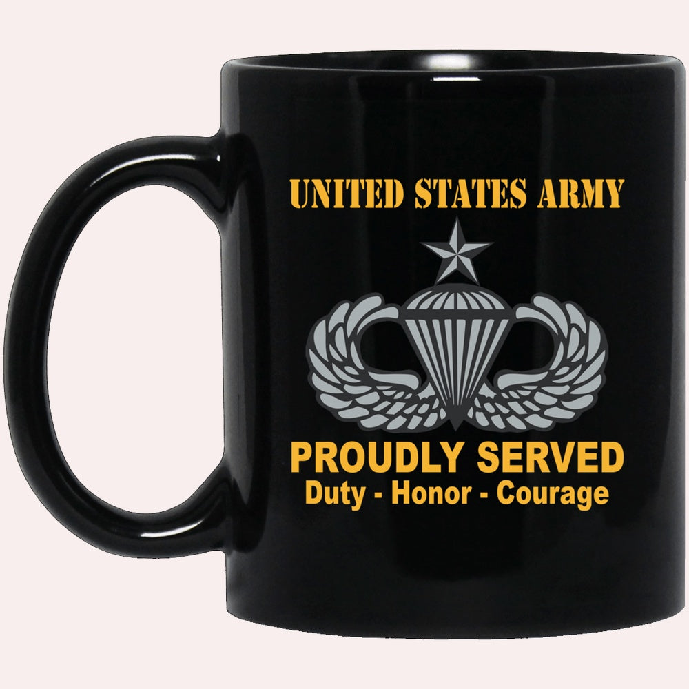 Us Army Mug, Veterans Mug, US Army Senior Parachutist Wings  Parachutist Badge Mug, Us Army Coffee Mug, Military Coffee Mugs