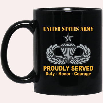 Us Army Mug, Veterans Mug, US Army Senior Parachutist Wings  Parachutist Badge Mug, Us Army Coffee Mug, Military Coffee Mugs