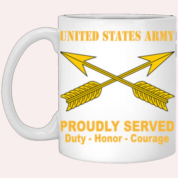Us Army Mug, Veterans Mug, US Army Special Forces Proudly Served Core Values White Mug, Us Army Coffee Mug, Military Coffee Mugs