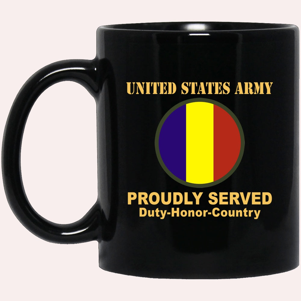 Us Army Mug, Veterans Mug, US Army TRAINING AND DOCTRINE COMMAND Black Mug, Us Army Coffee Mug, Military Coffee Mugs