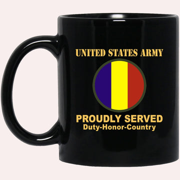 Us Army Mug, Veterans Mug, US Army TRAINING AND DOCTRINE COMMAND Black Mug, Us Army Coffee Mug, Military Coffee Mugs