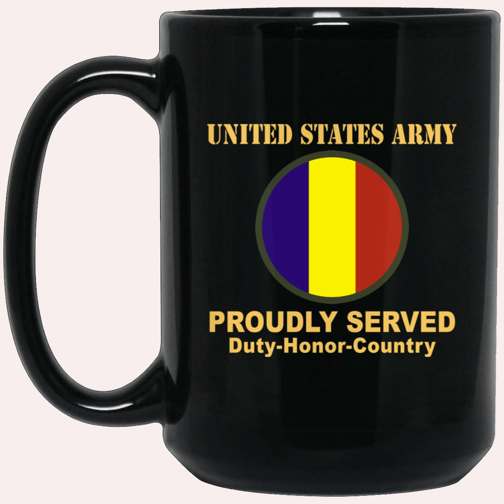 Us Army Mug, Veterans Mug, US Army TRAINING AND DOCTRINE COMMAND Black Mug, Us Army Coffee Mug, Military Coffee Mugs