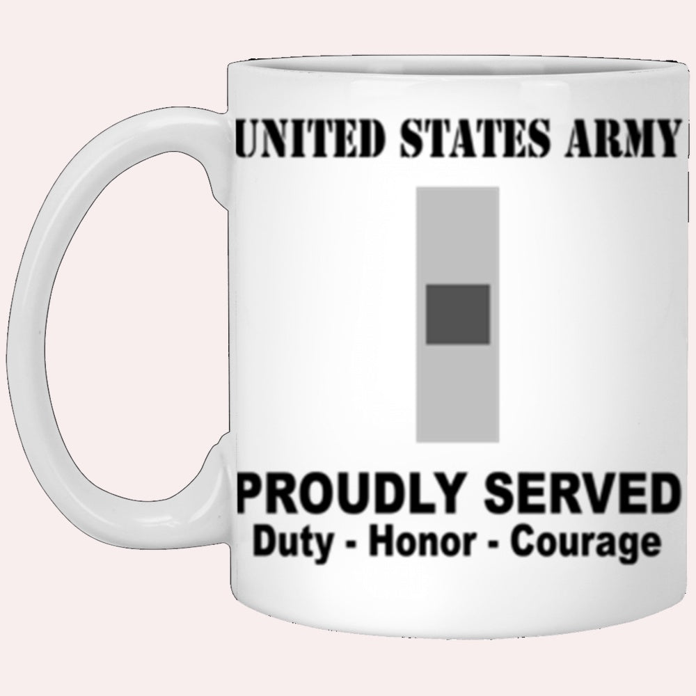 Us Army Mug, Veterans Mug, US Army W1 Warrant Officer 1 W1 WO1 Warrant Officer Ranks Proudly Served Core Values White Mug