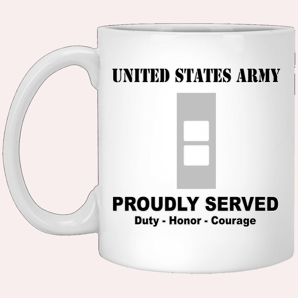 Us Army Mug, Veterans Mug, US Army W2 Chief Warrant Officer 2 W2 CW2 Warrant Officer Ranks White Coffee Mug