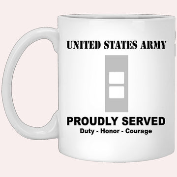 Us Army Mug, Veterans Mug, US Army W2 Chief Warrant Officer 2 W2 CW2 Warrant Officer Ranks White Coffee Mug