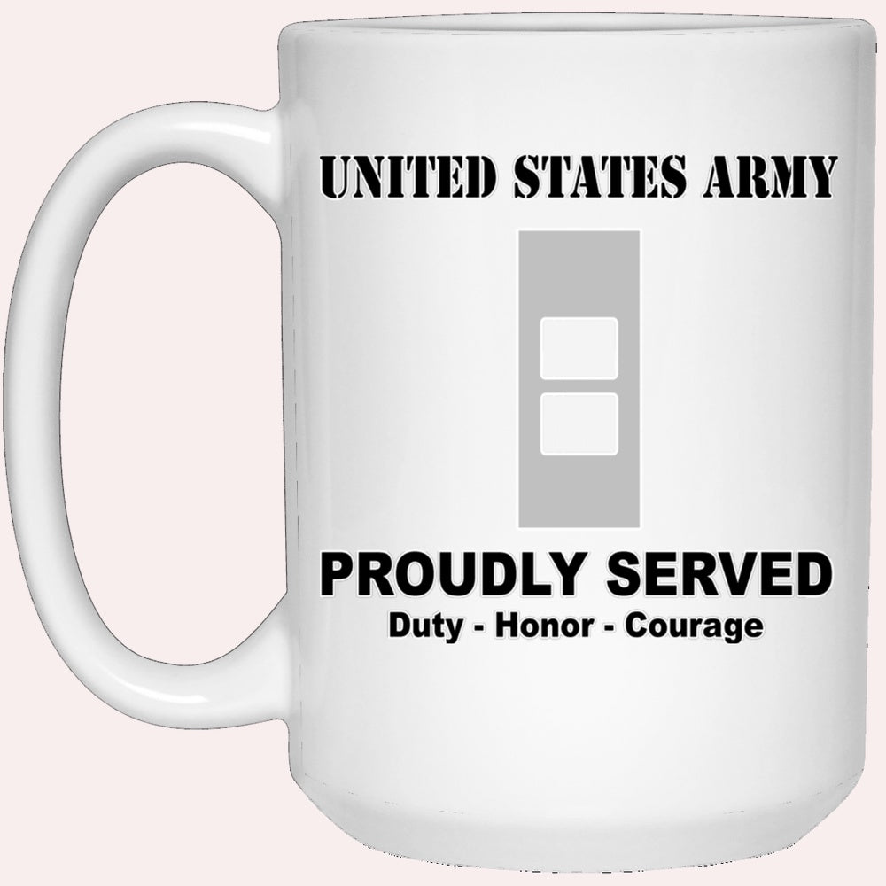 Us Army Mug, Veterans Mug, US Army W2 Chief Warrant Officer 2 W2 CW2 Warrant Officer Ranks White Coffee Mug