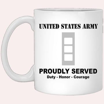 Us Army Mug, Veterans Mug, US Army W3 Chief Warrant Officer 3 W3 CW3 Warrant Officer Ranks White Coffee Mug