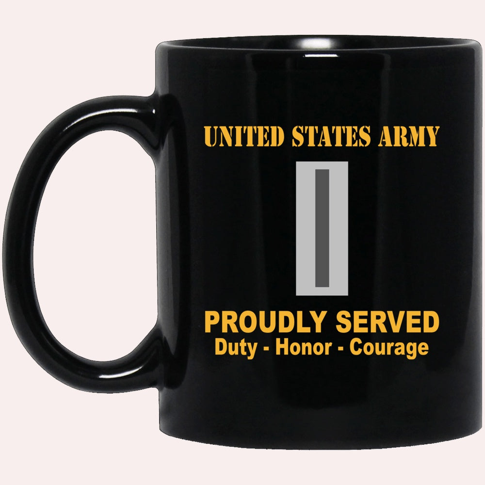 Us Army Mug, Veterans Mug, US Army W5 Chief Warrant Officer 5 W5 CW5 Warrant Officer Ranks Proudly Served Black Mug Black Mug