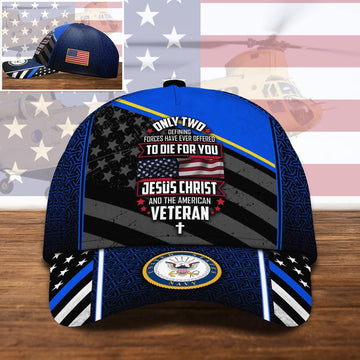 Us Navy Ball Caps, US Navy Jesus Christ And The American Veteran Cap