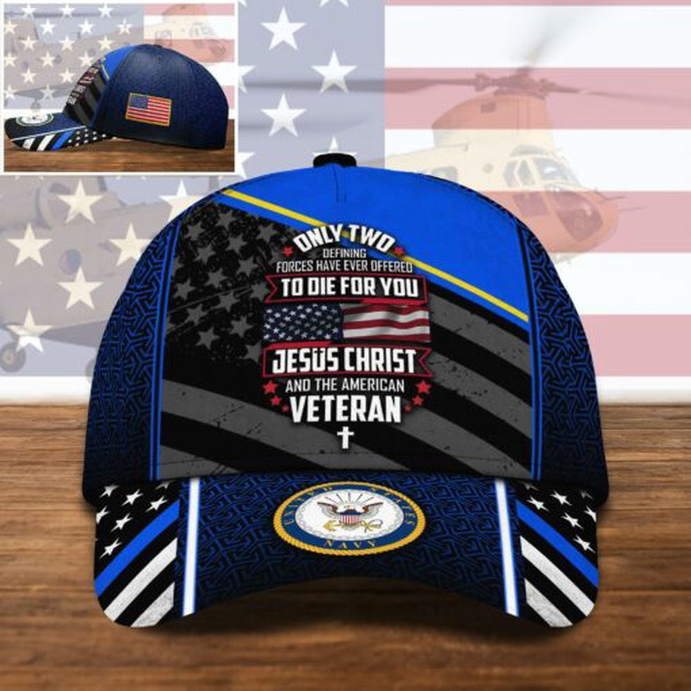 Us Navy Ball Caps, US Navy Jesus Christ And The American Veteran Cap