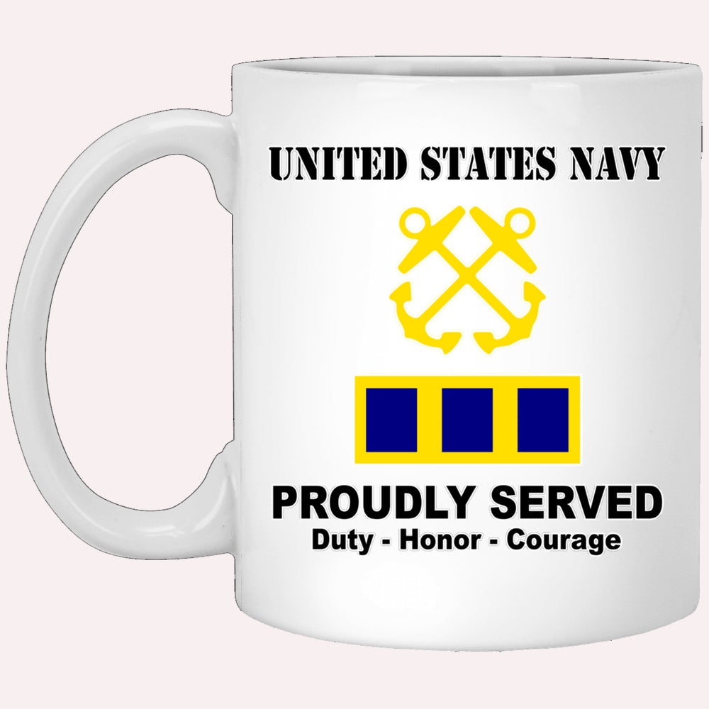 Us Navy Coffee Mugs, US Navy W-2 Chief Warrant Officer 2 W2 CW2 Warrant Officer Ranks White Coffee Mug