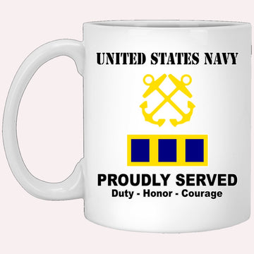 Us Navy Coffee Mugs, US Navy W-2 Chief Warrant Officer 2 W2 CW2 Warrant Officer Ranks White Coffee Mug