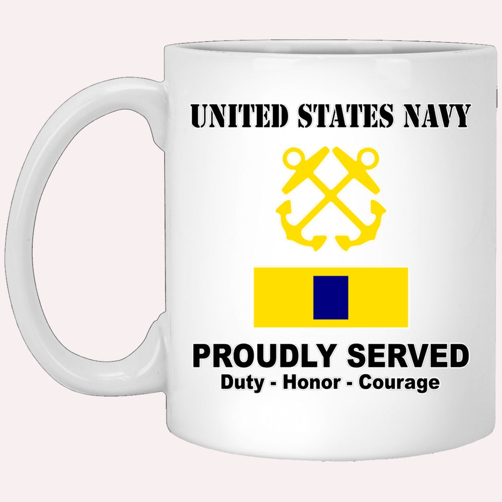 Us Navy Coffee Mugs, US Navy W-4 Chief Warrant Officer 4 W4 CW4 Warrant Officer Ranks White Coffee Mug
