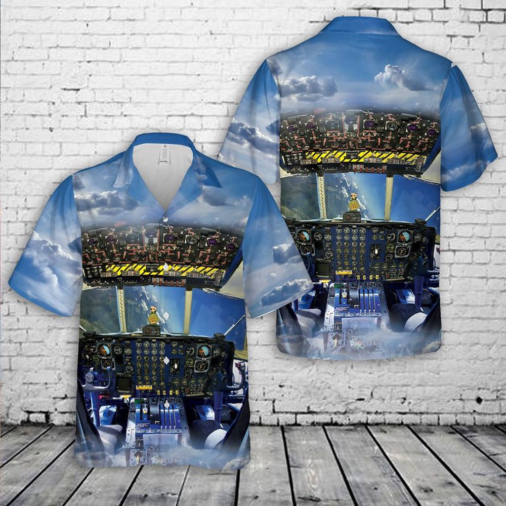 Us Navy Hawaiian Shirt, Cockpit US Navy Fat Albert C-130 Hercules Hawaiian Shirt, Military Hawaiian Shirt