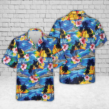 Us Navy Hawaiian Shirt, Navy USS Independence (LCS-2) Hawaiian Shirt, Military Hawaiian Shirt