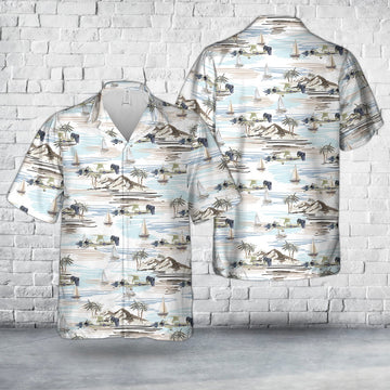 Us Navy Hawaiian Shirt, Northrop Grumman E-2C Hawkeye #166503 VAW-120 Greyhawks US Navy Naval Station Norfolk 2010 Hawaiian Shirt