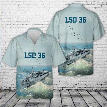 Us Navy Hawaiian Shirt, USS Anchorage (LSD 36) US Navy Ship Reunions Hawaiian Shirt, Military Hawaiian Shirt