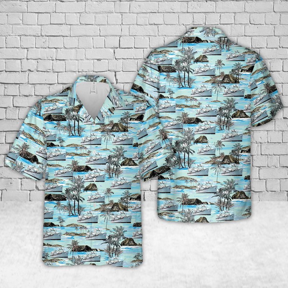 Us Navy Hawaiian Shirt, USS Klondike (AD-22) US Navy Ship Reunions Hawaiian Shirt, Military Hawaiian Shirt