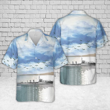Us Navy Hawaiian Shirt, USS Sterett (DD-27) US Navy Ship Reunions Hawaiian Shirt, Military Hawaiian Shirt