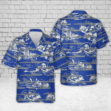 Us Navy Hawaiian Shirt, USS Sterett ( DD-407) US Navy Ship Reunions Hawaiian Shirt, Military Hawaiian Shirt